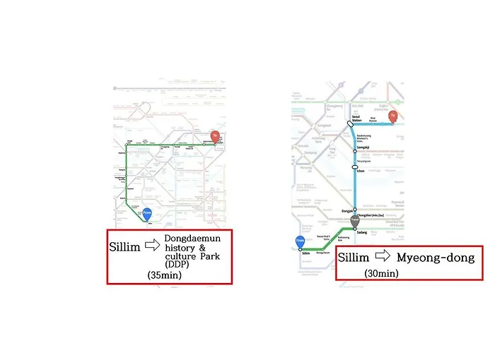 10 Min To Sillim & Seowon Station, Cozy Studio, Luggage Storage * ソウル特別市